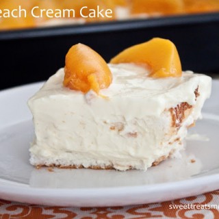 Peach Cream Cake