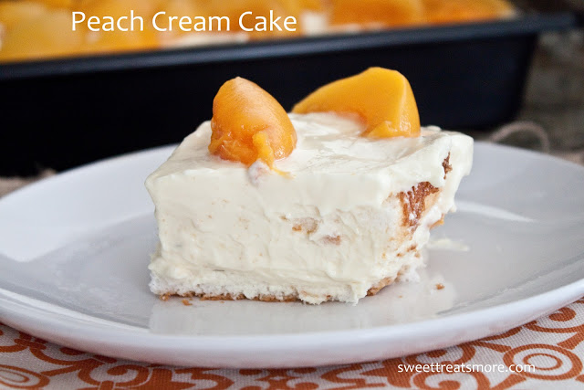 Peach Cream Cake