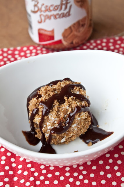 {No Fry} Biscoff Fried Ice Cream