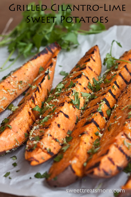 Grilled Cilantro-Lime Sweet Potatoes