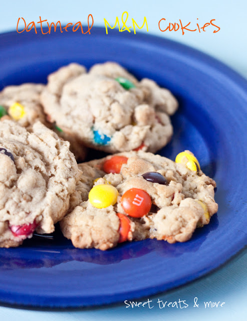 Oatmeal M&M Cookies