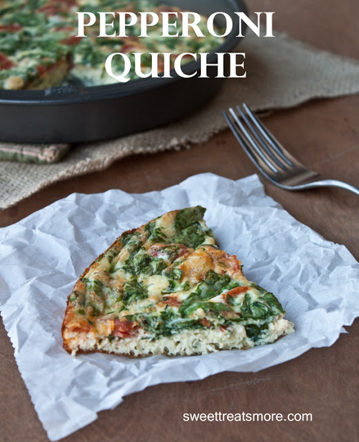 Pepperoni Quiche