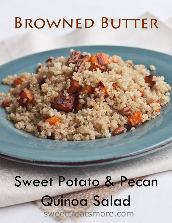 Browned Butter Sweet Potato & Pecan Quinoa Salad