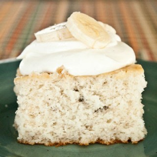 Banana Whip Cream Cake