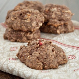 Strawberry Almond Oatmeal Cookies