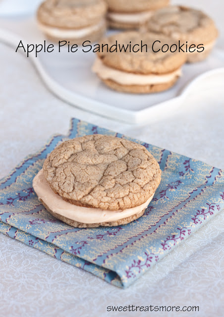 {Super Easy} Apple Pie Sandwich Cookies & a Duncan Hines Giveaway!