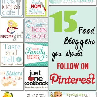 15 Food Bloggers You Should Follow on Pinterest