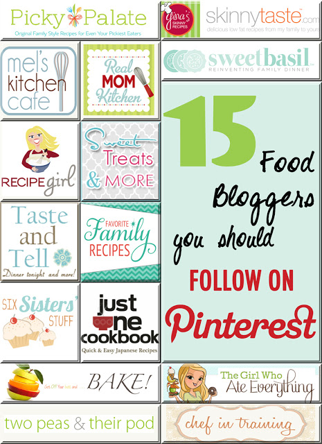 15 Food Bloggers You Should Follow on Pinterest