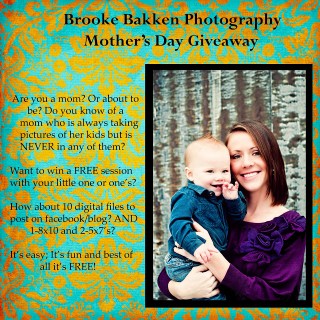 A Mother’s Day Giveaway: Free Photo Shoot with Brooke Bakken Photography