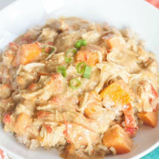 Slow Cooker Thai Coconut Chicken & Sweet Potato Curry