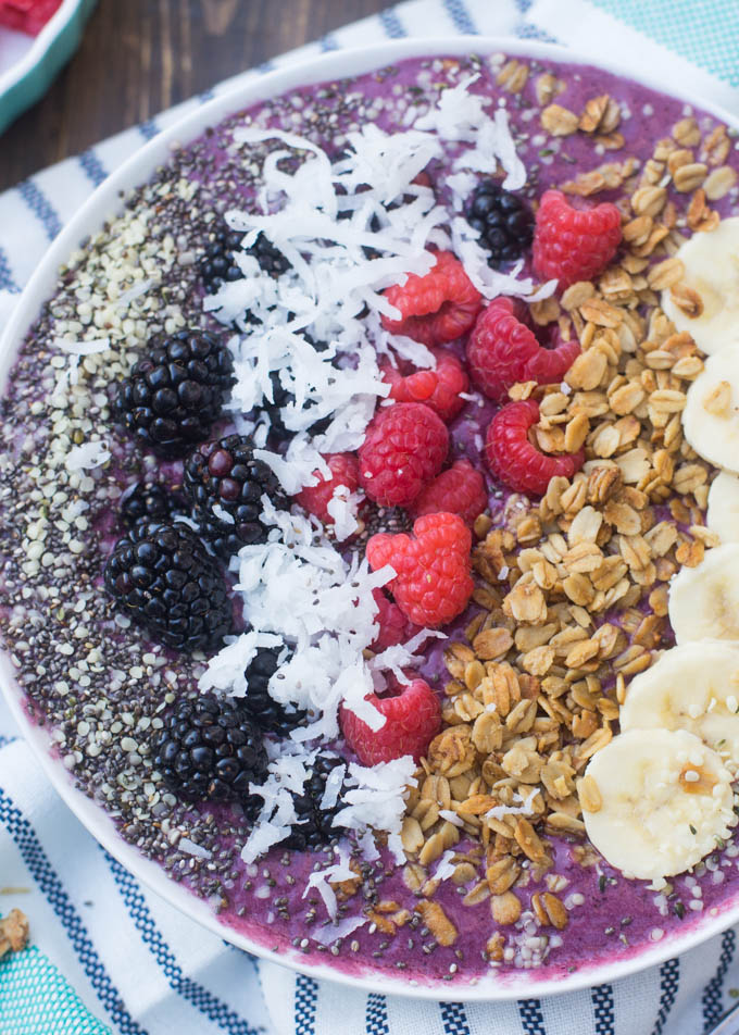 Coconut Berry Smoothie Bowl - Kristy Denney