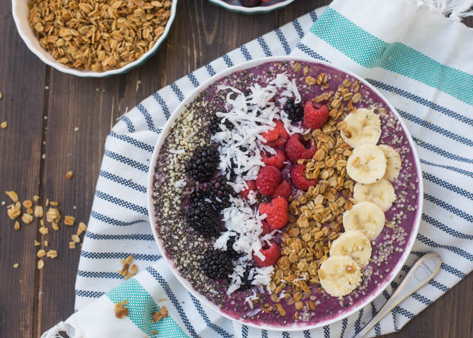 Coconut Berry Smoothie Bowl - Kristy Denney