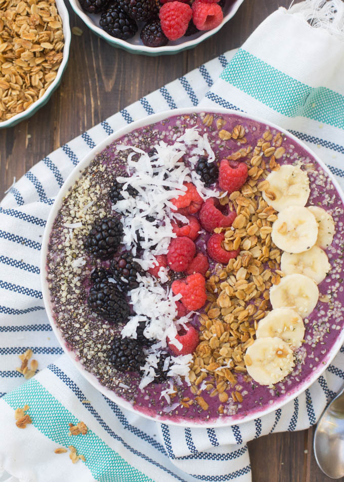 Coconut Berry Smoothie Bowl - Kristy Denney