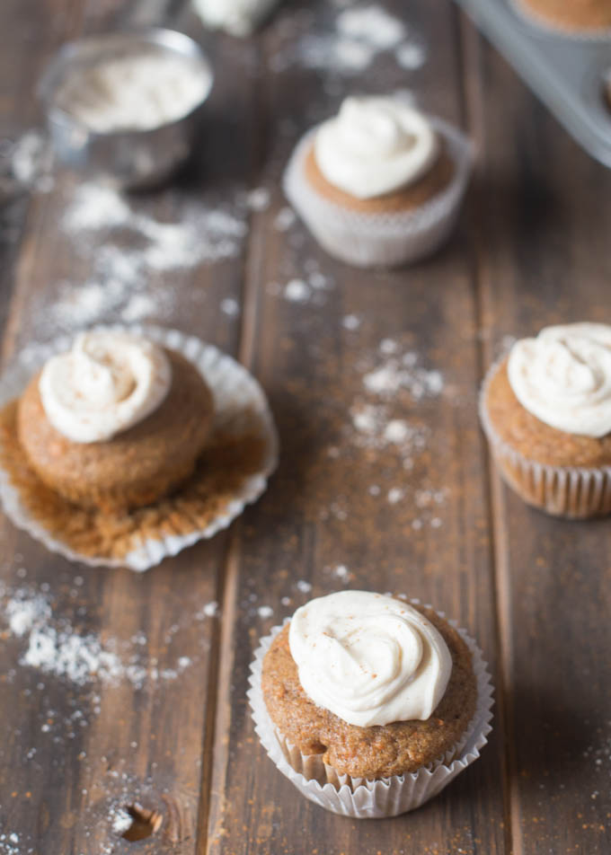 Kodiak Cakes Carrot Cake Muffins with Maple Cream Cheese Glaze Kristy Denney