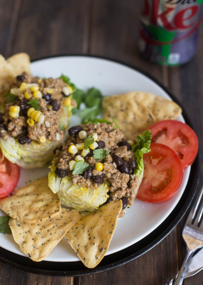 Mini Turkey Enchilada Wedge Salads