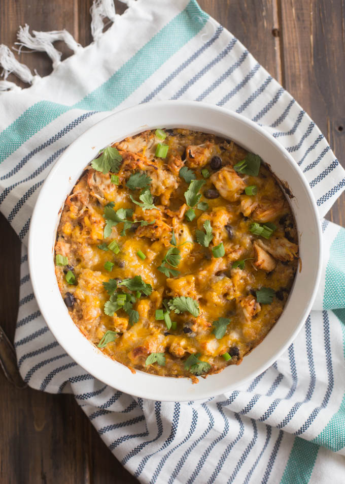 BBQ Chicken Quinoa Casserole