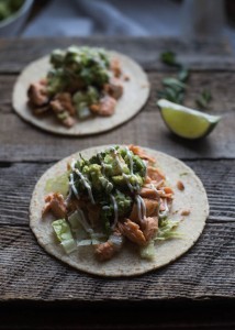 Grilled Salmon Tacos with Avocado Queso Fresco | Boys Ahoy