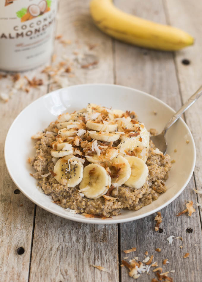 Toasted Coconut Quinoa Oatmeal - Kristy Denney