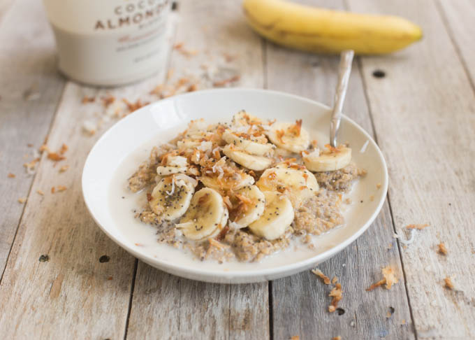 Toasted Coconut Quinoa Oatmeal - Kristy Denney