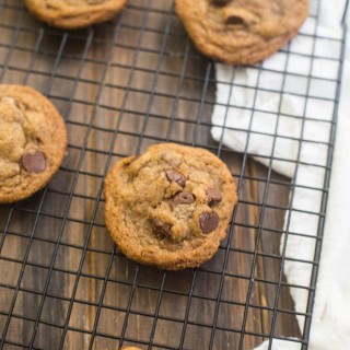 Small Batch Healthier Chocolate Chip Cookies