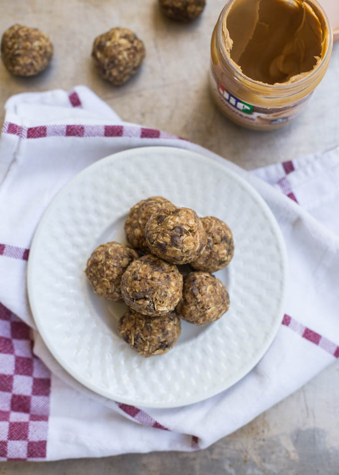 Jif® Happy Morning Hacks | Peanut Butter Oatmeal Cookie Energy Bites + an Easy Toast Bar