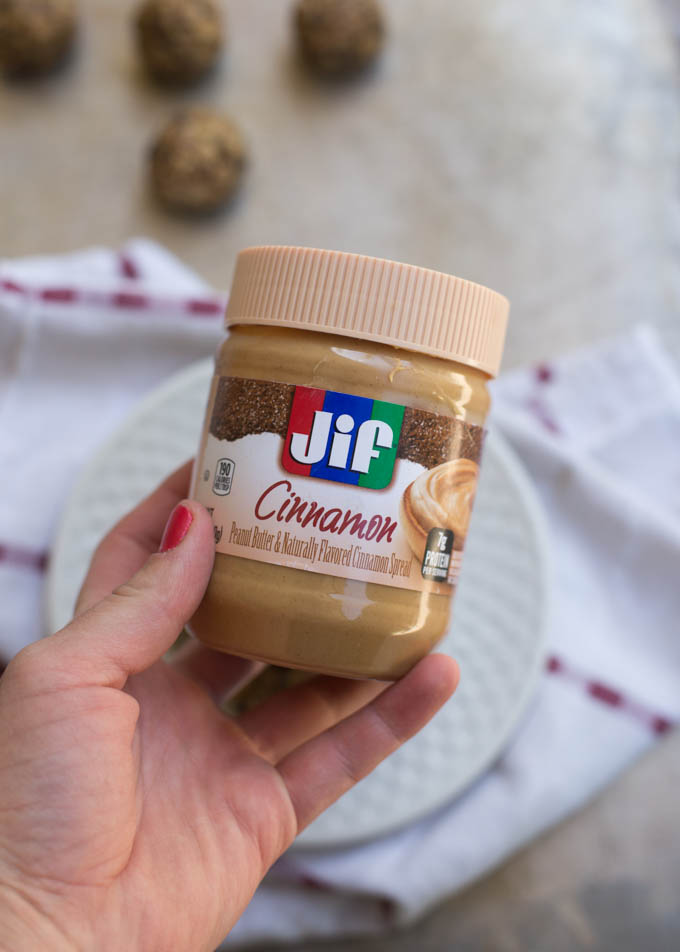 Jif® Happy Morning Hacks Peanut Butter Oatmeal Cookie Energy Bites