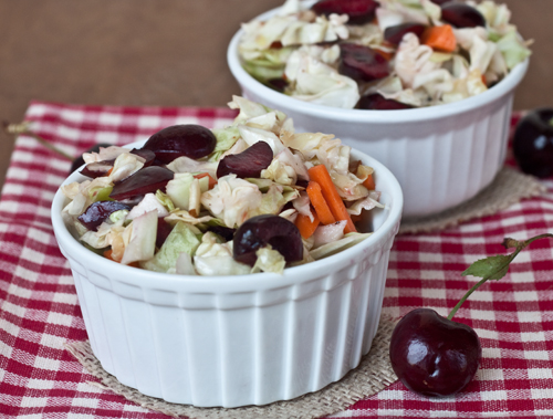 Cherry-Almond Summer Slaw