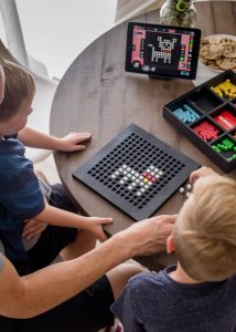 The Bloxels® Gameboard and Bloxels® Builder App is a creative game for kids of all ages! My boys are loving it and I love seeing their creativity come to life!