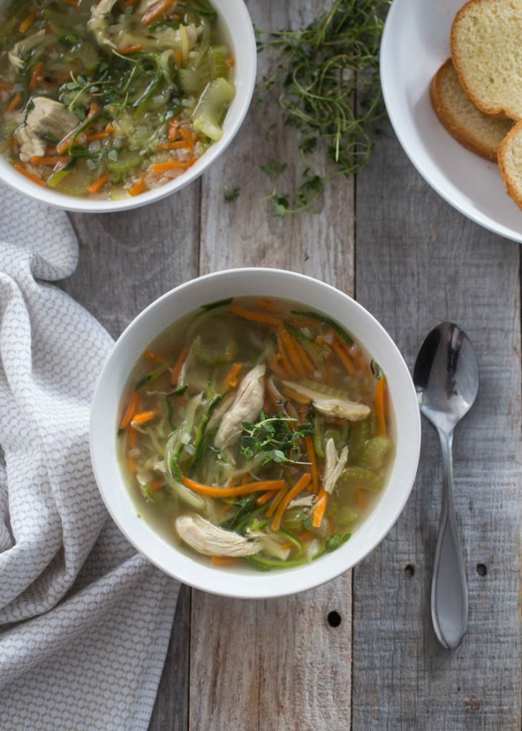 Chicken Zoodle Soup - Kristy Denney