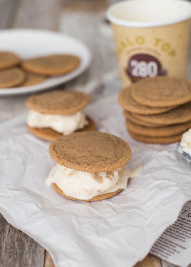 Halo Top Oatmeal Cookie Ice Cream Sandwiches