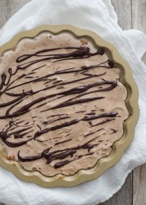Skinny Peanut Butter Cup Ice Cream Pie | Boys Ahoy