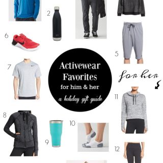 Activewear Favorites for Him + Her {holiday gift guide}