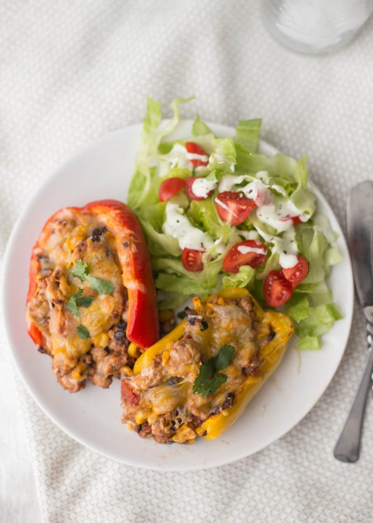 Skinny Stuffed Peppers - Kristy Denney