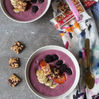 Mixed Berry Protein Smoothie Bowls