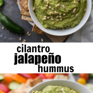 Cilantro Jalapeño Hummus