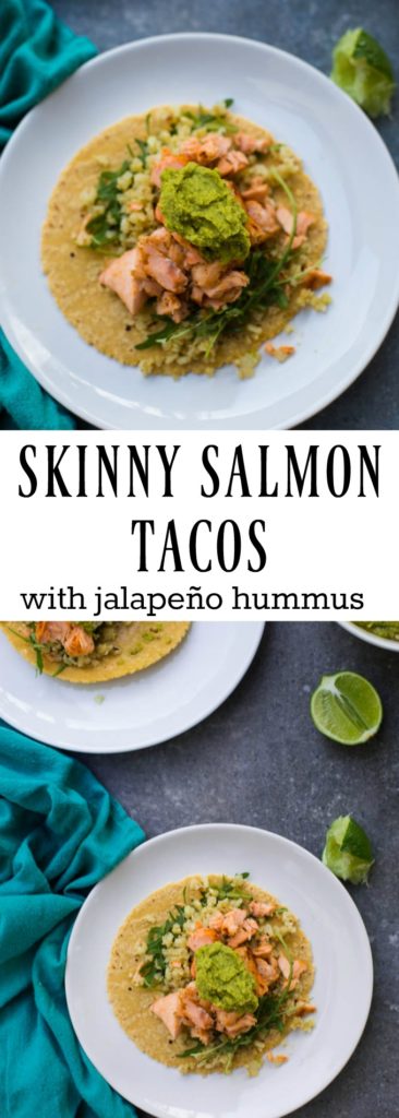 Skinny Salmon Tacos