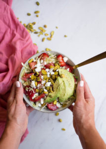 Strawberry Pistachio Green Cabbage Salad | Boys Ahoy