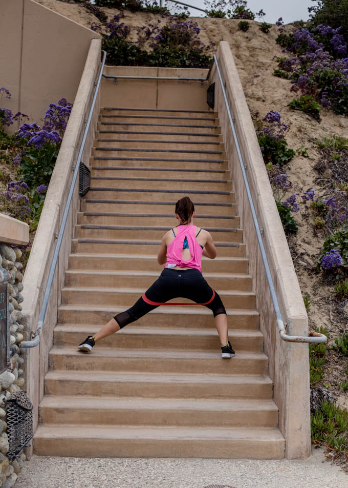 Stair Workout with Resistance Bands | Boys Ahoy