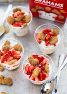 Strawberry Greek Yogurt Cheesecake Cups | Boys Ahoy