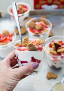 Strawberry Greek Yogurt Cheesecake Cups | Boys Ahoy