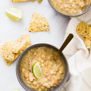 Slow Cooker Coconut-Lime White Chicken Chili