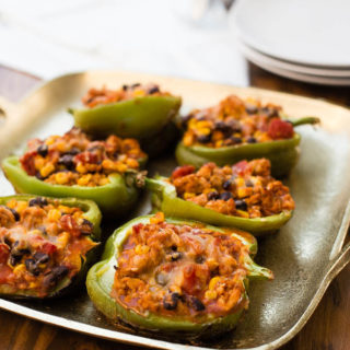 Easy Grilled Enchilada Stuffed Peppers